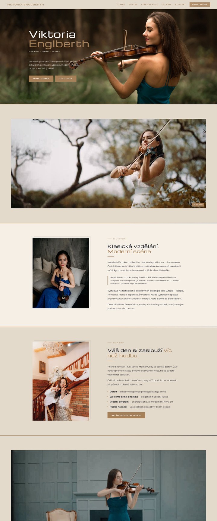 Web Viki Violin — Viktoria Engleberth